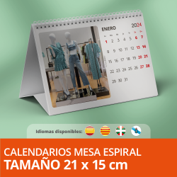 Calendaris de taula 21 x 15 cm