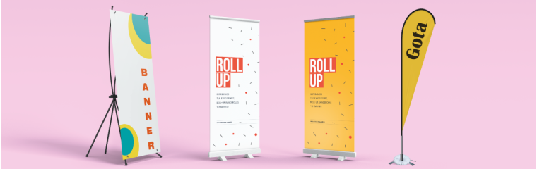 Roll-Up, X-Banner, Banderoles